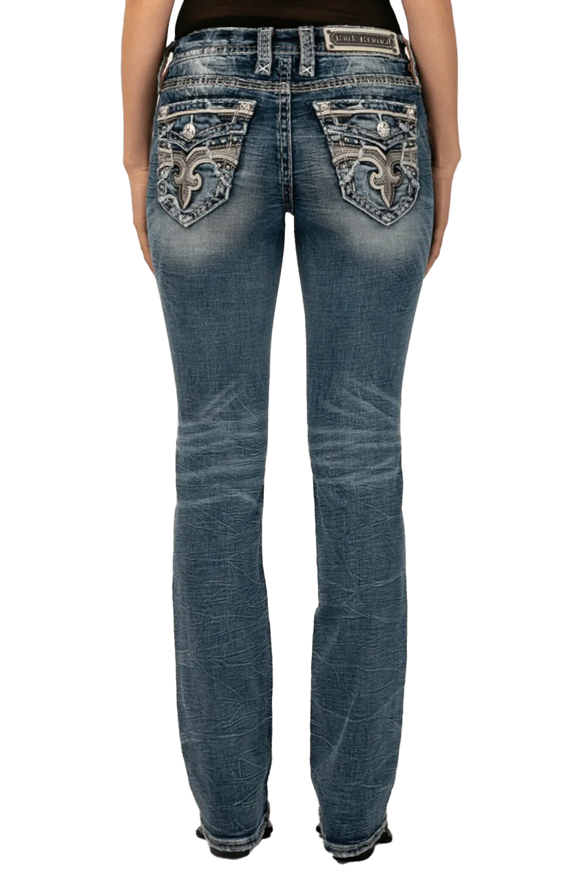 Rock Revival Women's Kiley B208 Boot Cut Jeans