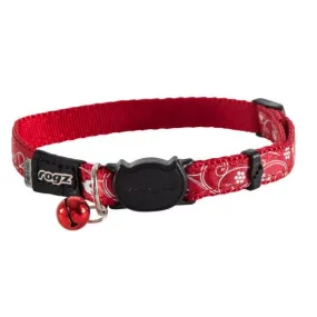 ROGZ SILKCAT COLLAR - S-RED