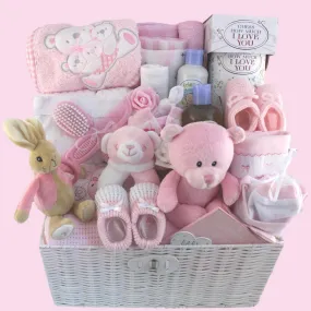 Sass Deluxe Large Baby Girl Gift Hamper