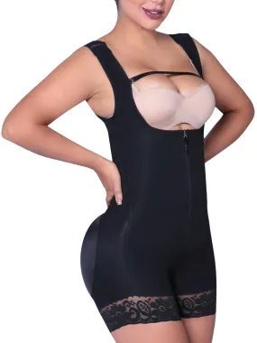 Siluet 1028 Bodysuit Slimming Shaper with Latex – Full Body Control & Everyday Comfort