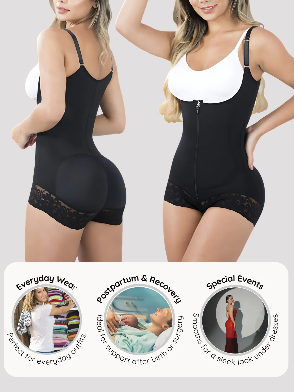 Siluet 1320 Slimming Braless Body Shaper Briefs – Full Control & Everyday Comfort