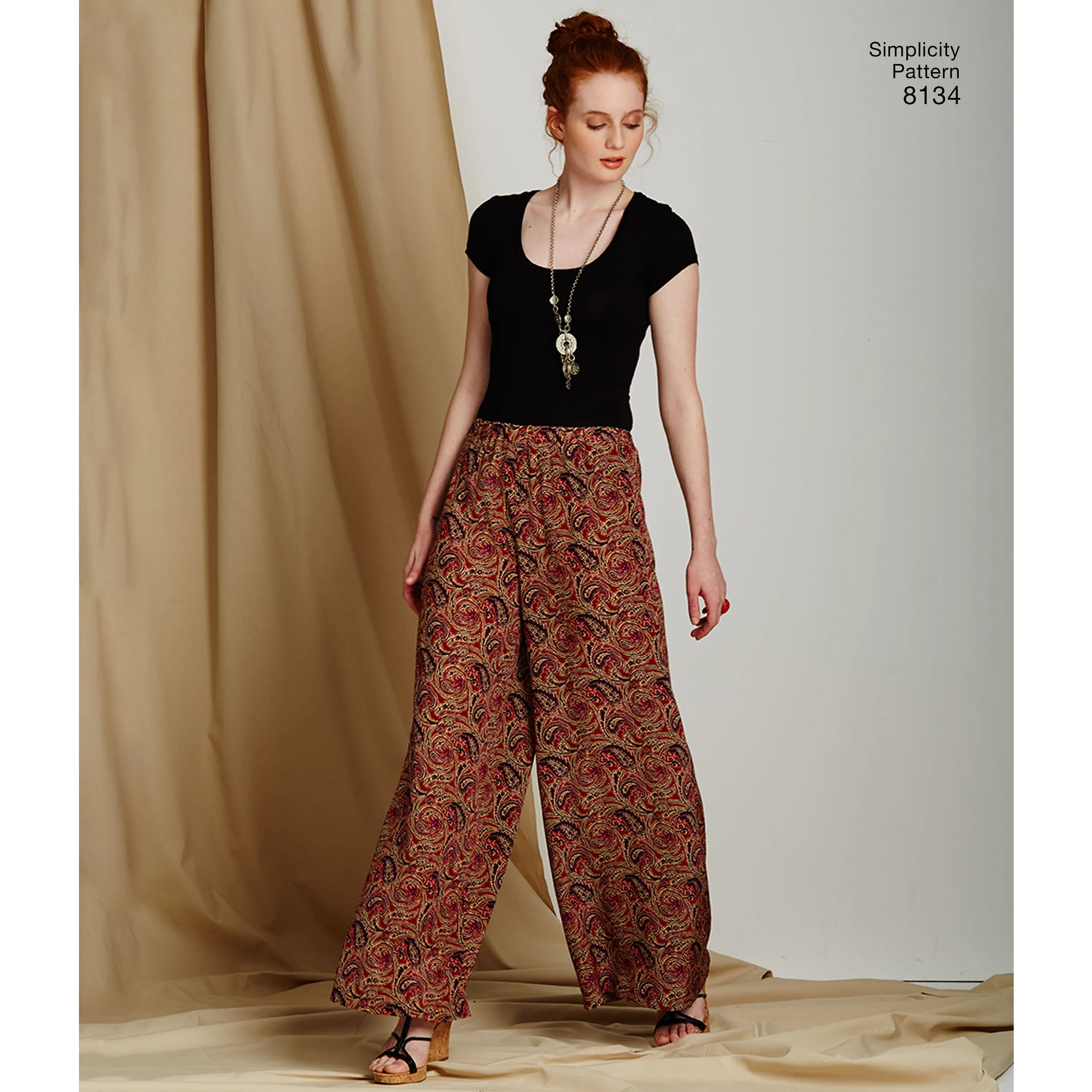 Simplicity Pattern 8134 Misses' Easy-to-Sew trousers