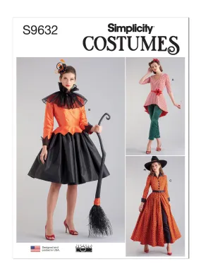 Simplicity Pattern S9632 Misses' Costumes