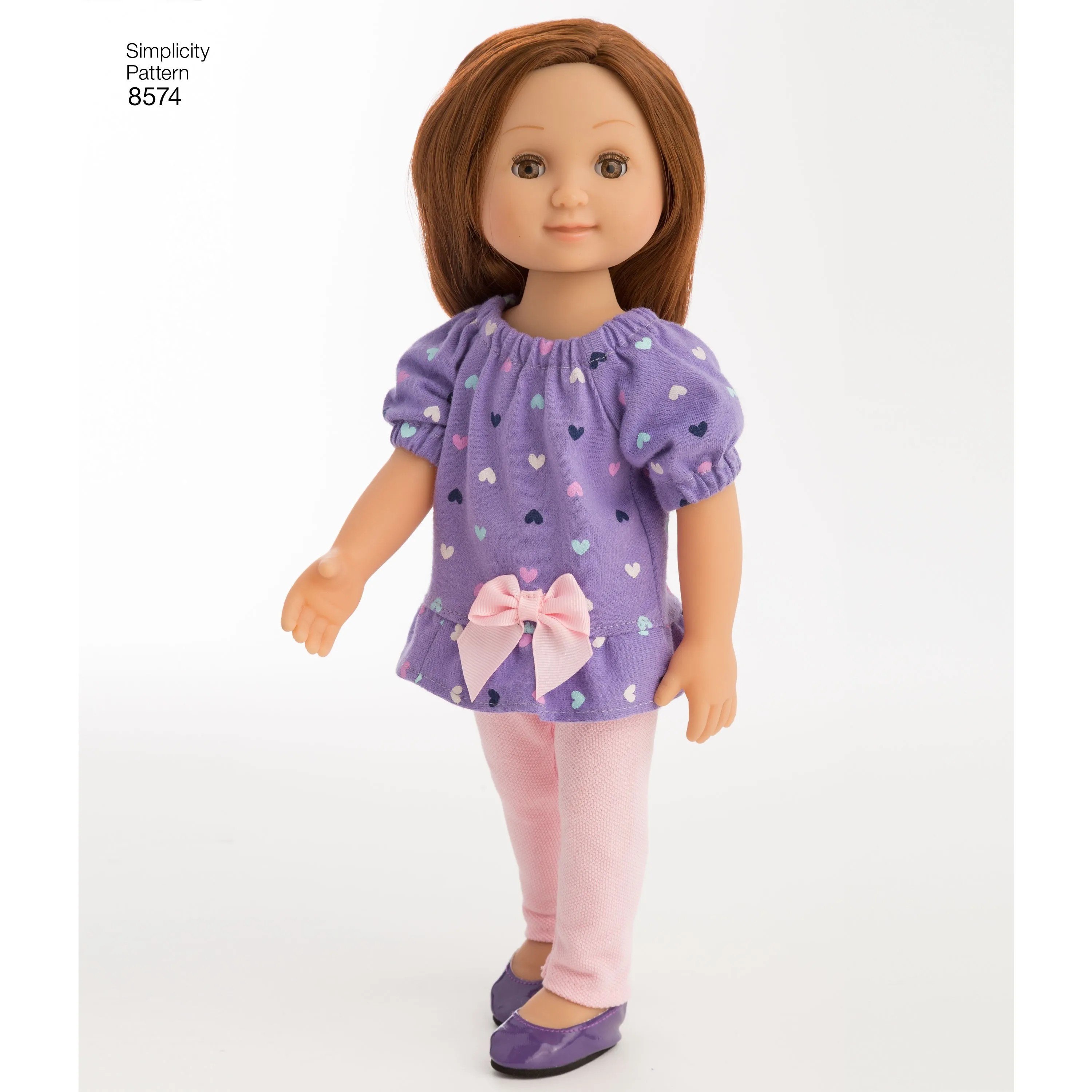 Simplicity Sewing Pattern 8574 doll clothes