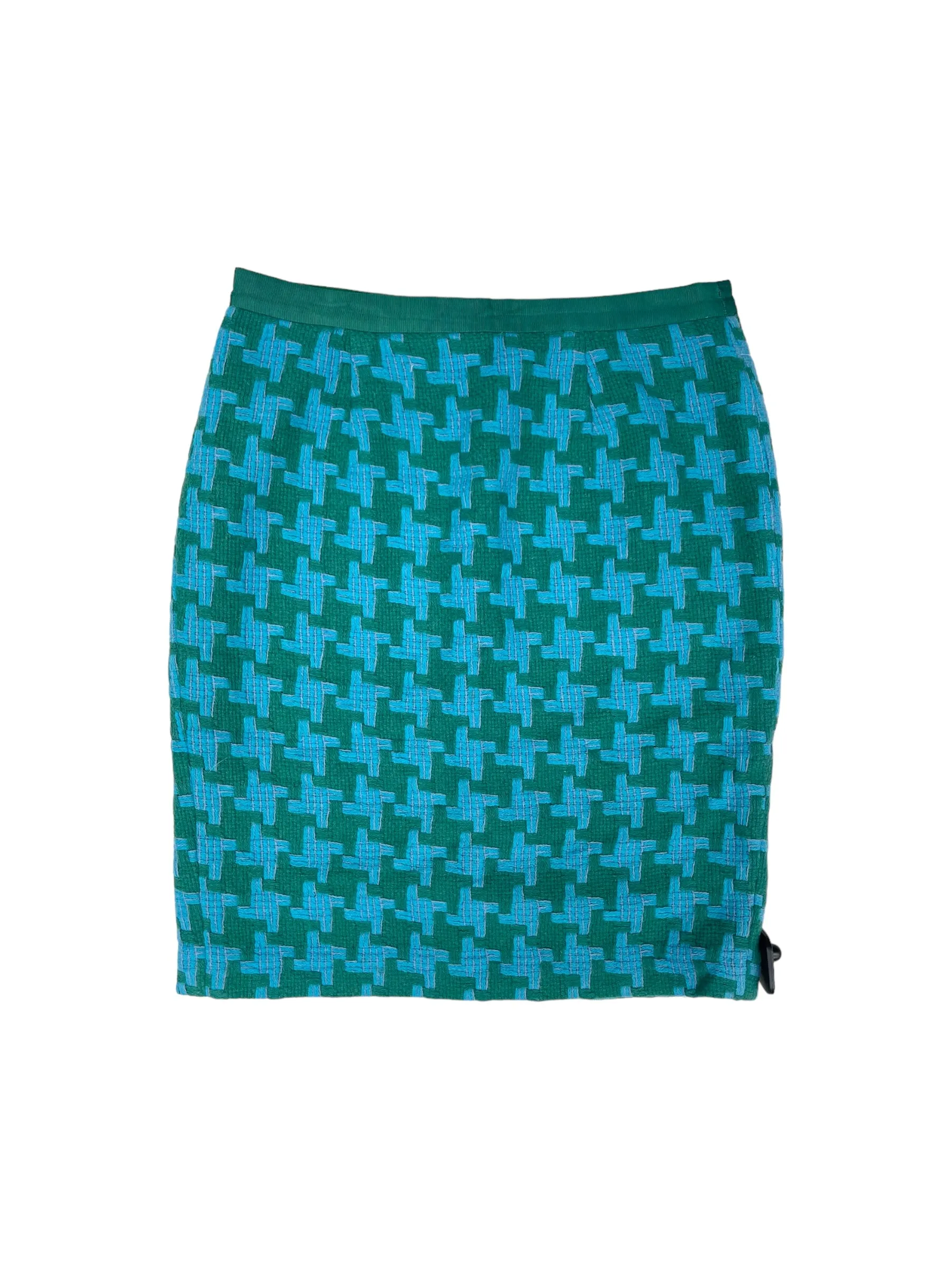 Skirt Midi By Boden In Blue & Green, Size: 8