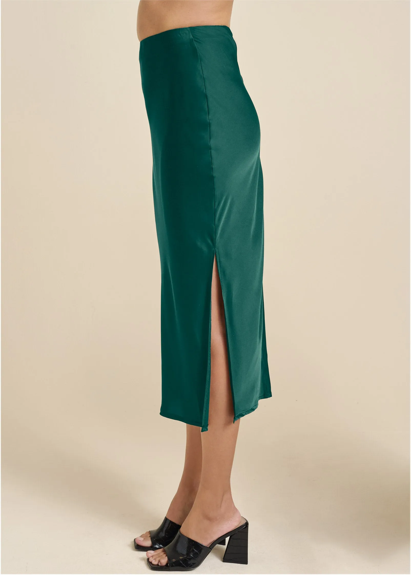 Slip Skirt - Green