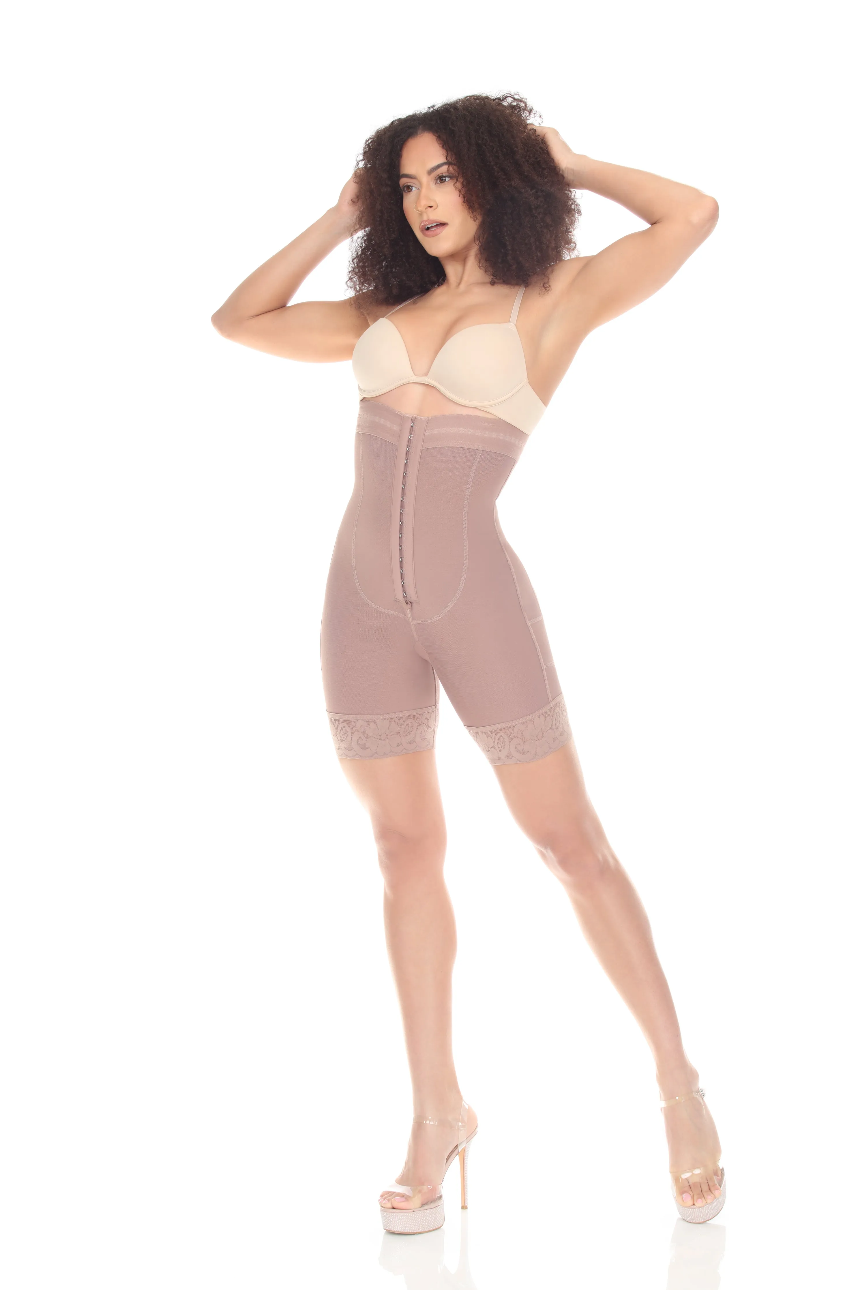 Strapless Fajas High Compression Girdle with Hooks