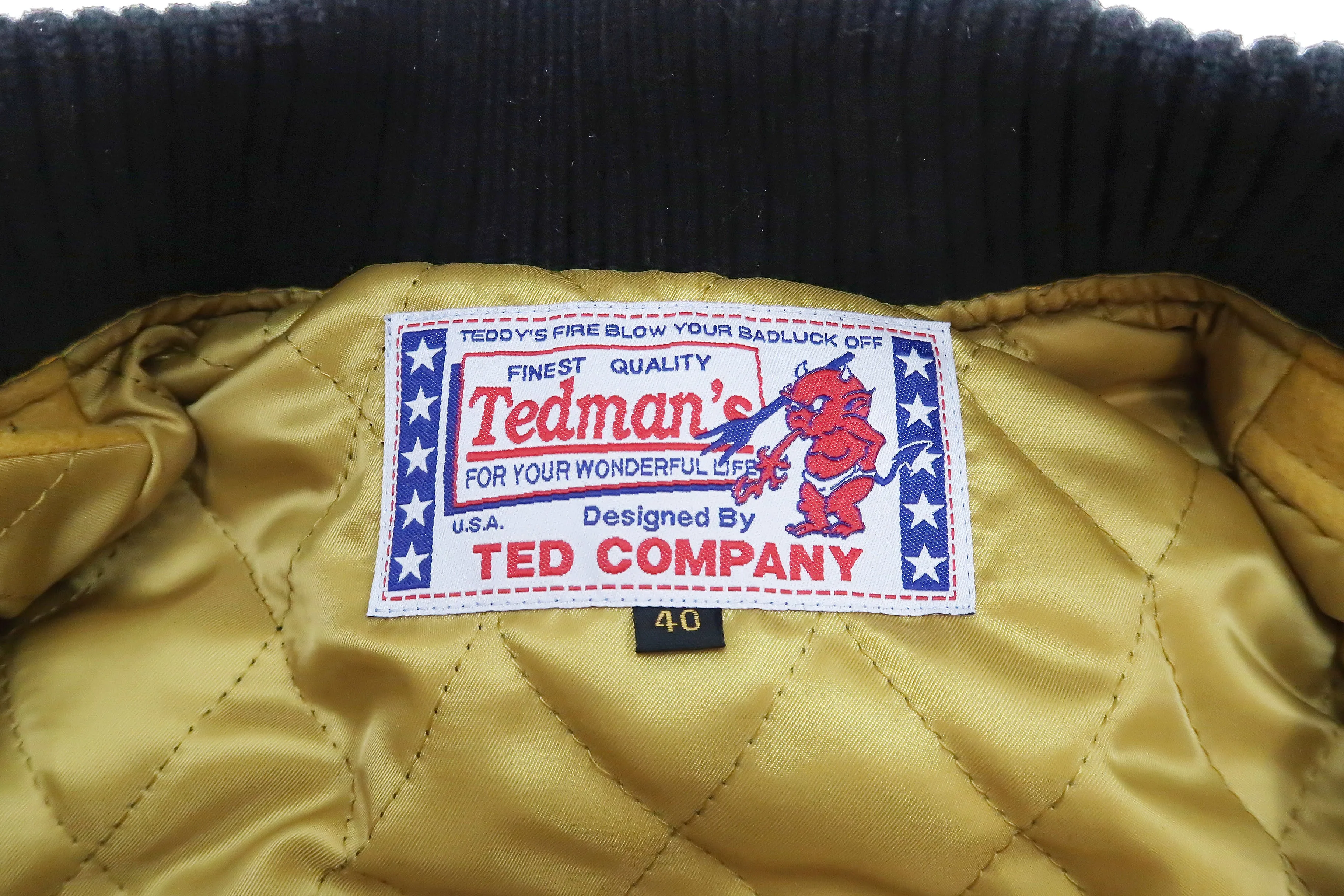 Tedman Varsity Jacket Men's Letterman Jacket Custom Award Jacket TDJ-23000 Mustard/Black