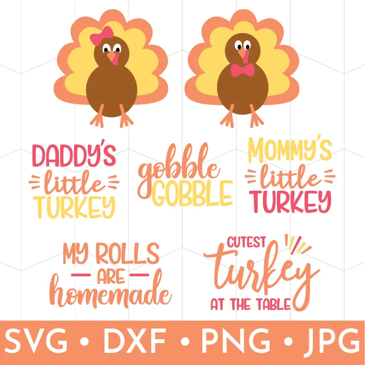 Thanksgiving Baby Bodysuit Bundle