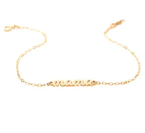 The Perfect Bundle with Gold 'mama' Bracelet