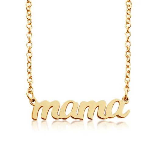 The Perfect Bundle with 'mama' Nameplate Necklace