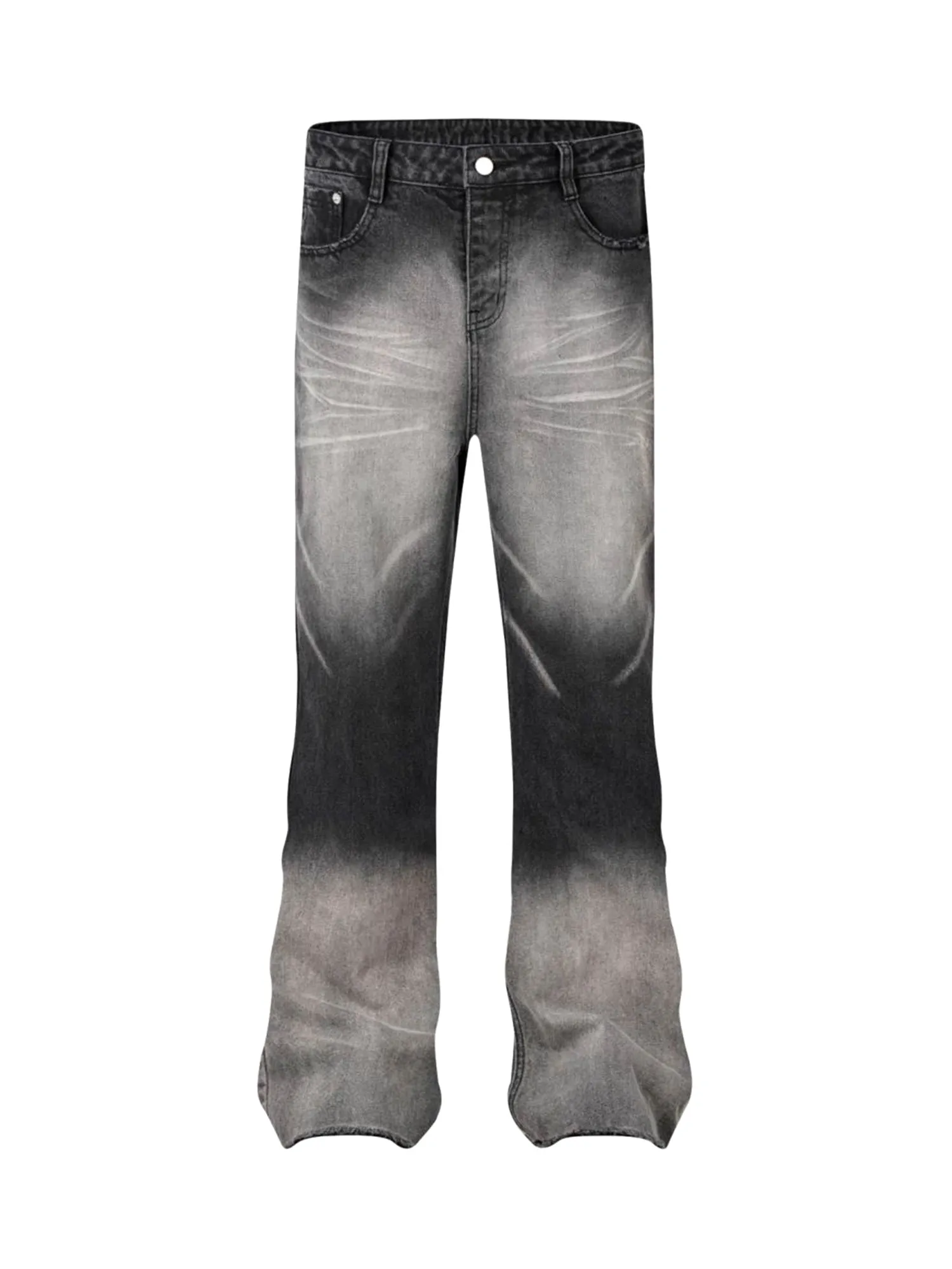 Thesupermade High Street Hip Hop Distressed Washed Jeans