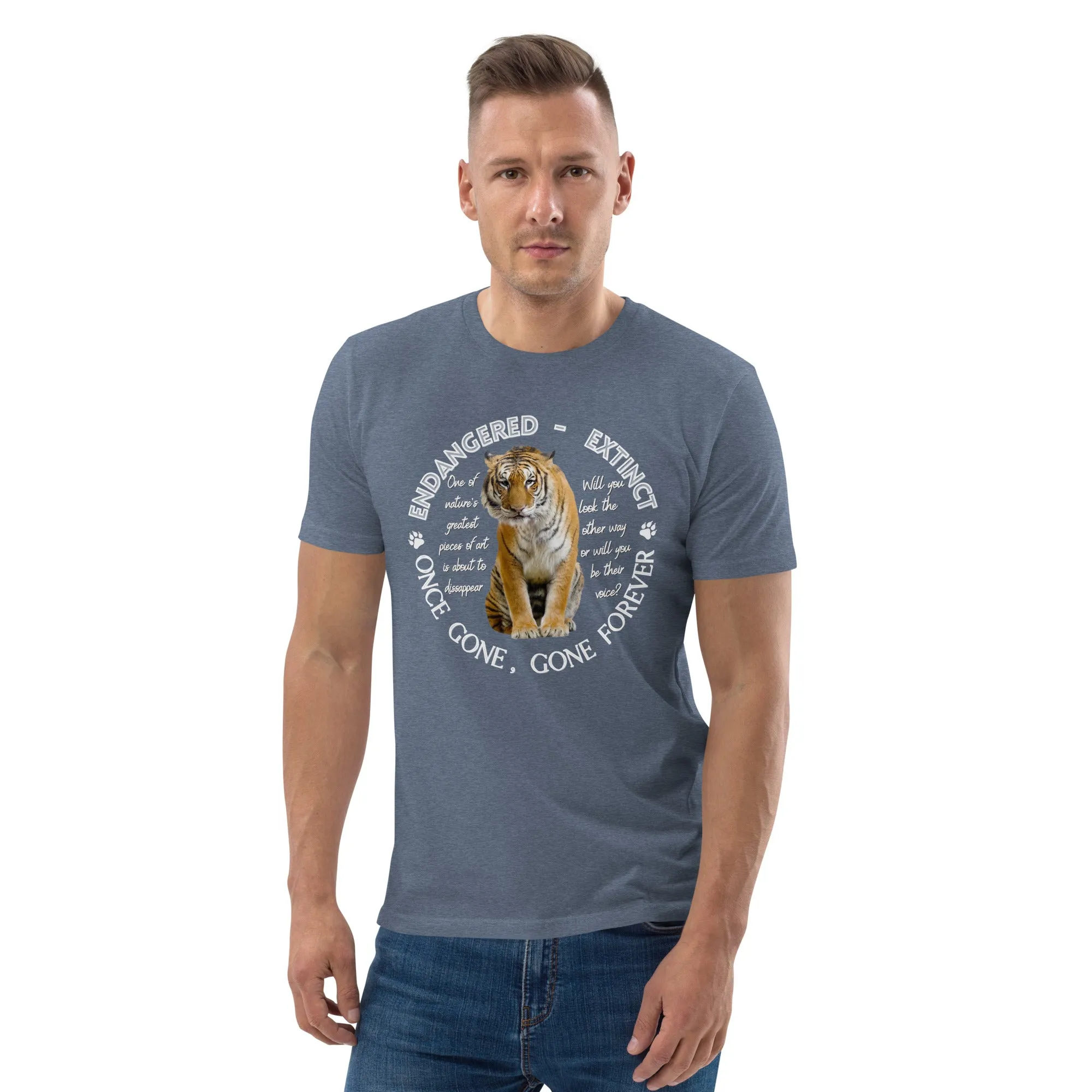 Unisex organic cotton t-shirt, Tiger's voice