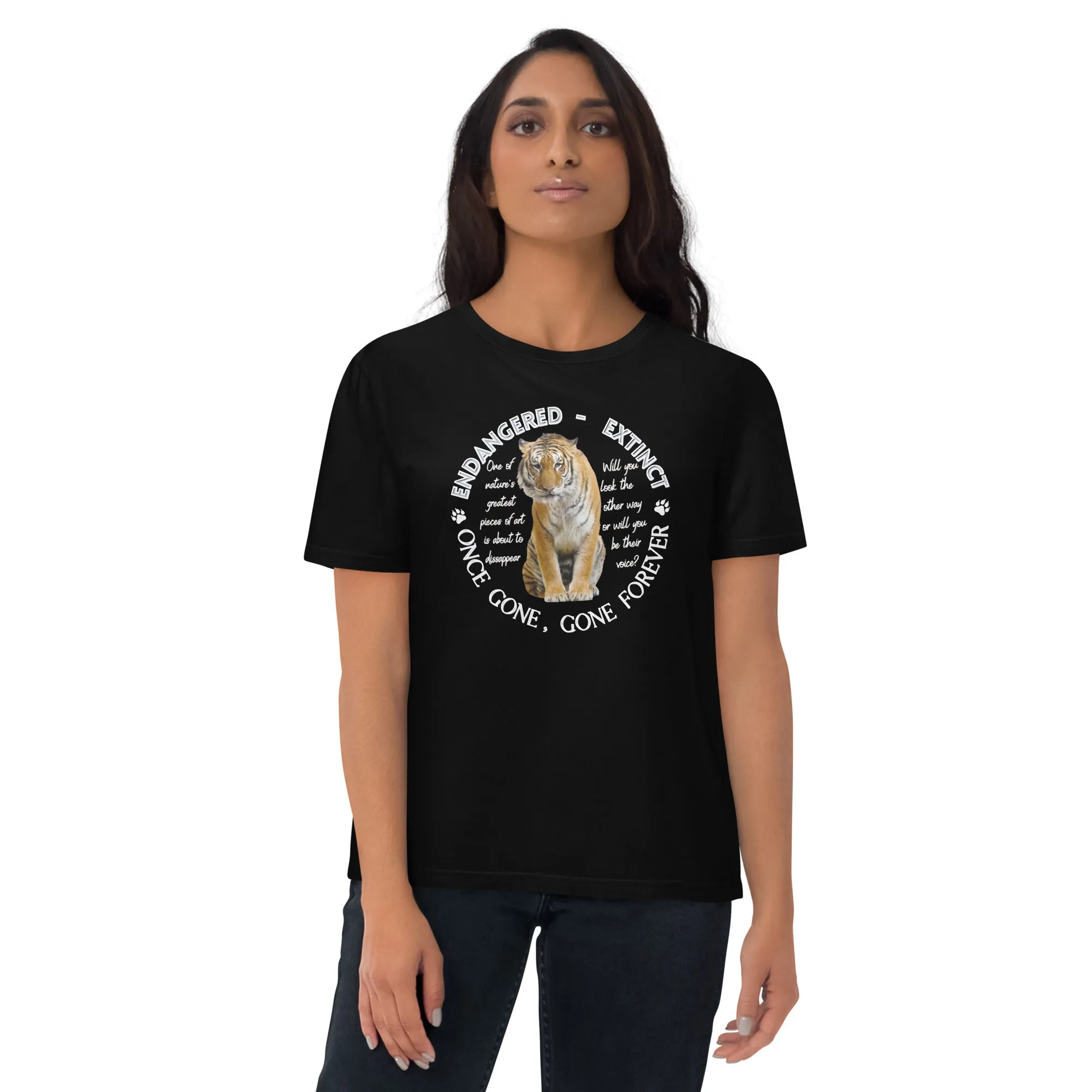 Unisex organic cotton t-shirt, Tiger's voice