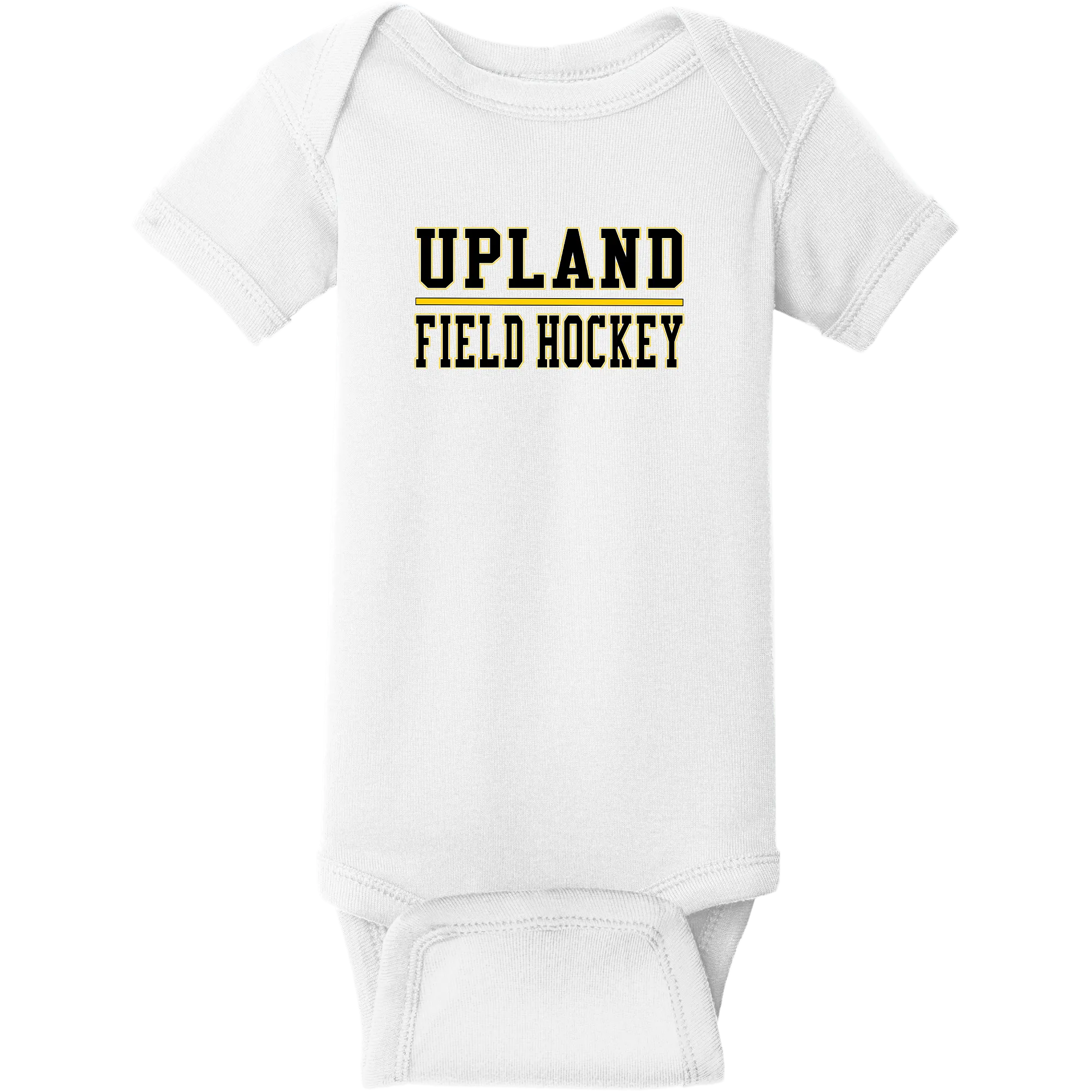 Upland Field Hockey Infant Short Sleeve Baby Rib Bodysuit