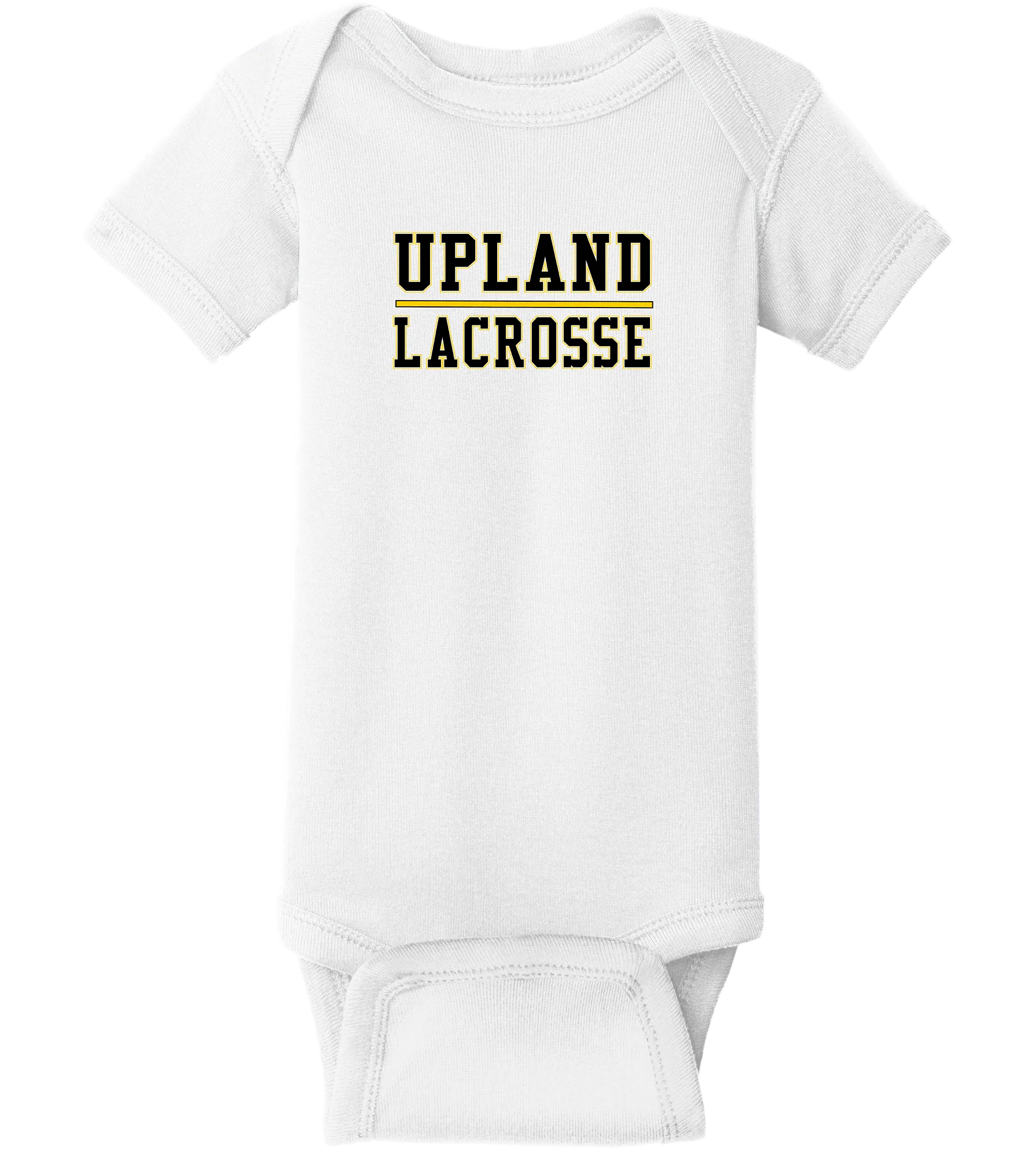 Upland Lacrosse Infant Short Sleeve Baby Rib Bodysuit