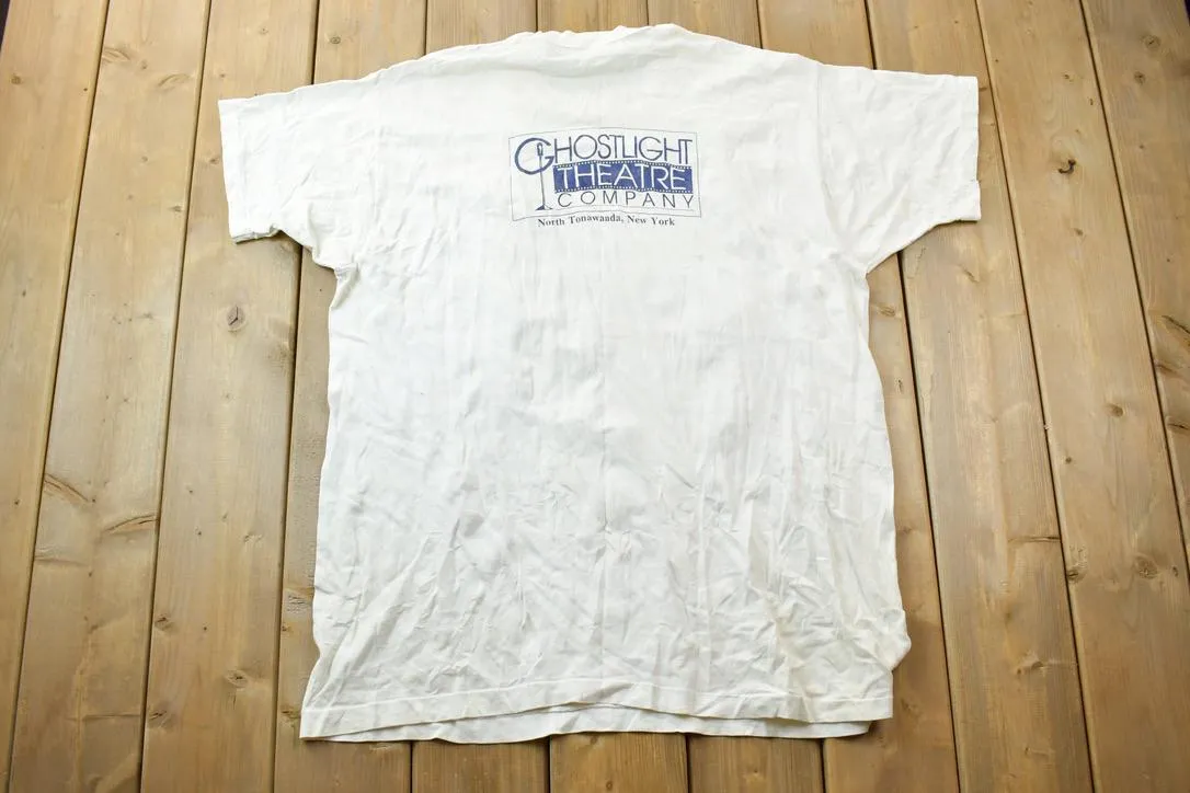 Vintage 1995 Oliveri Ghostlight Theatre Company Souvenir T-Shirt