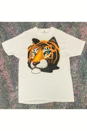 Vintage Single Stitch Tiger Head Graphic Tee- XL