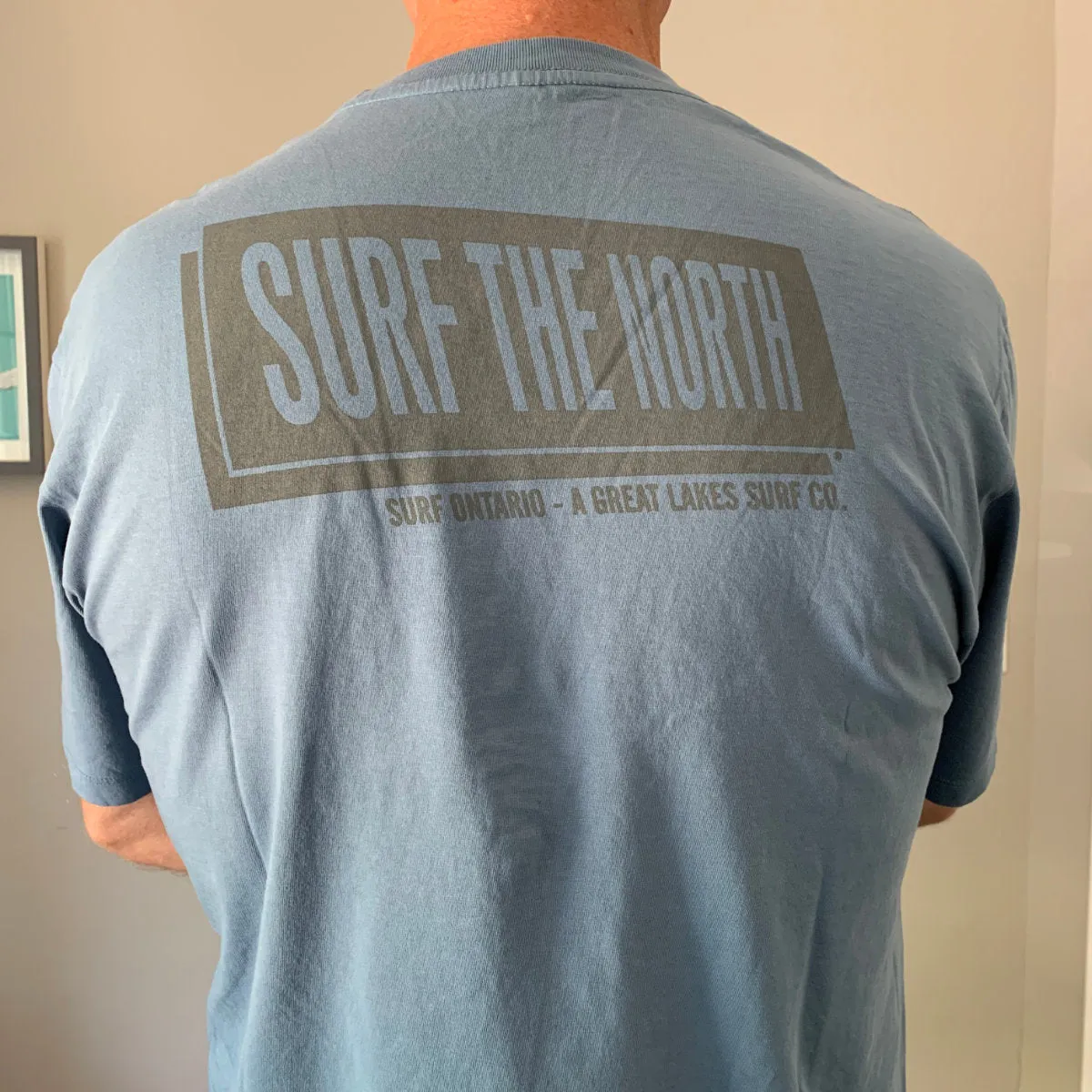 Vissla Vintage Surf the North T-Shirt - Slate Blue