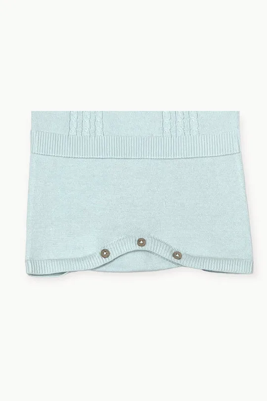 Viverano Milan Collar & Cable Knit Baby Bodysuit