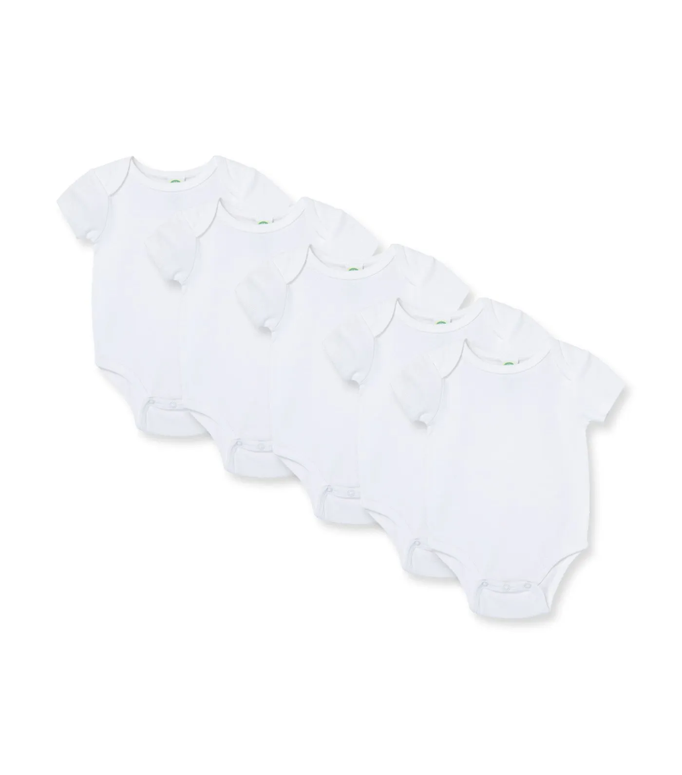 White 5-pack Bodysuit