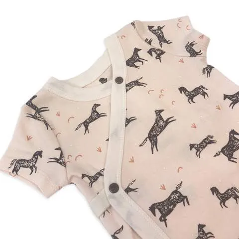 Wild Horses Collection Short Sleeved Bodysuit