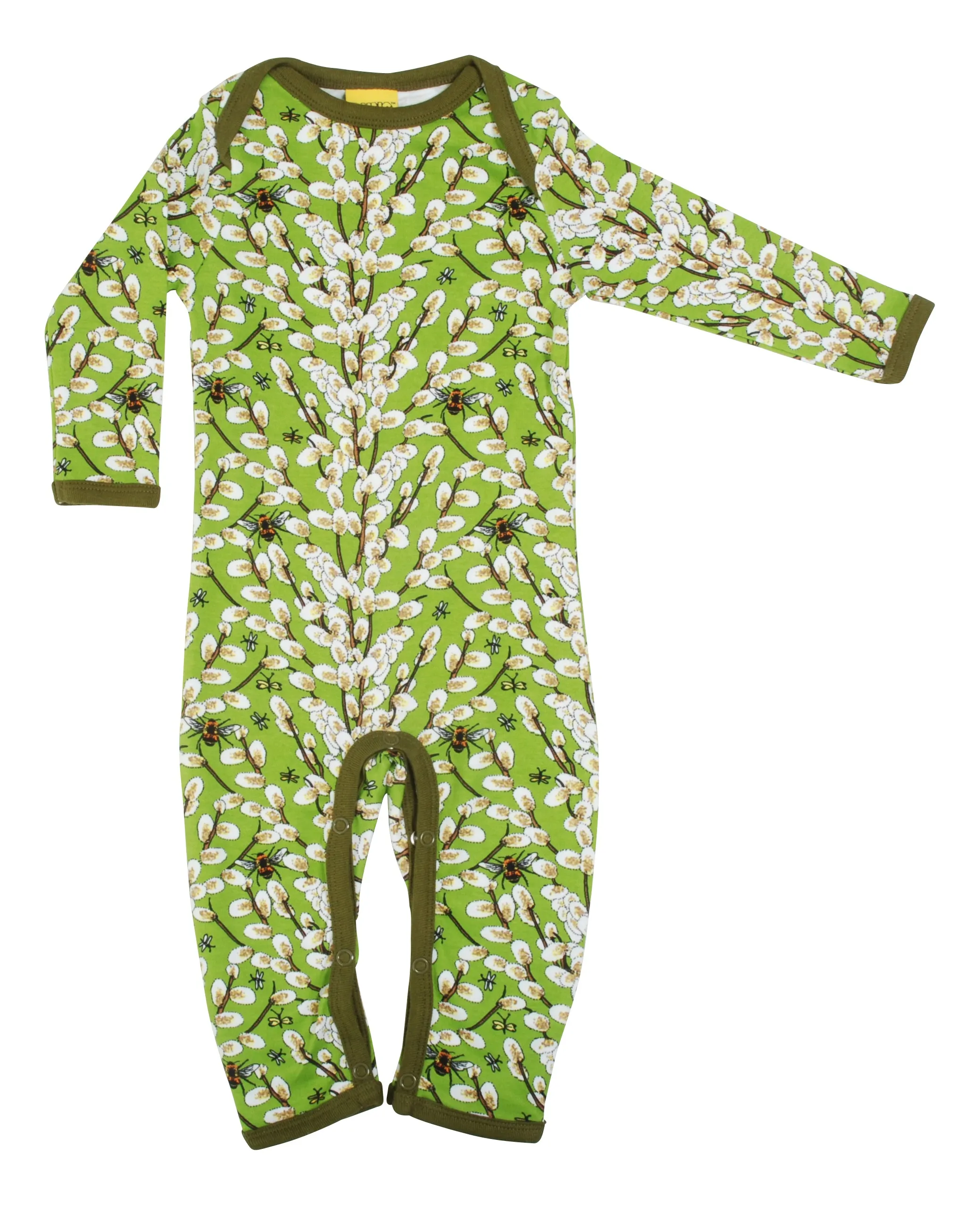 Willow Greenery Long Leg Lap-Neck Suit (9-24 months)