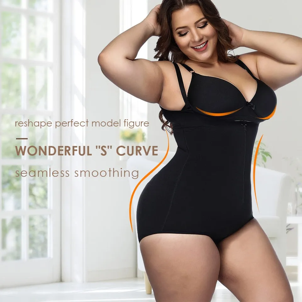 Women Plus size 5XL Shapewear Body Shaper Slimming waist trainer Tummy Control Bodysuit Postpartum Recover Underwear Corset Butt