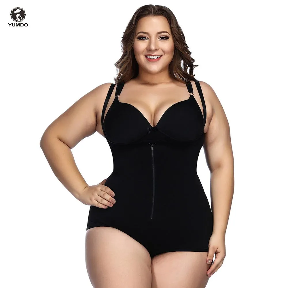 Women Plus size 5XL Shapewear Body Shaper Slimming waist trainer Tummy Control Bodysuit Postpartum Recover Underwear Corset Butt