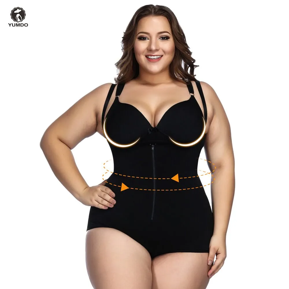 Women Plus size 5XL Shapewear Body Shaper Slimming waist trainer Tummy Control Bodysuit Postpartum Recover Underwear Corset Butt