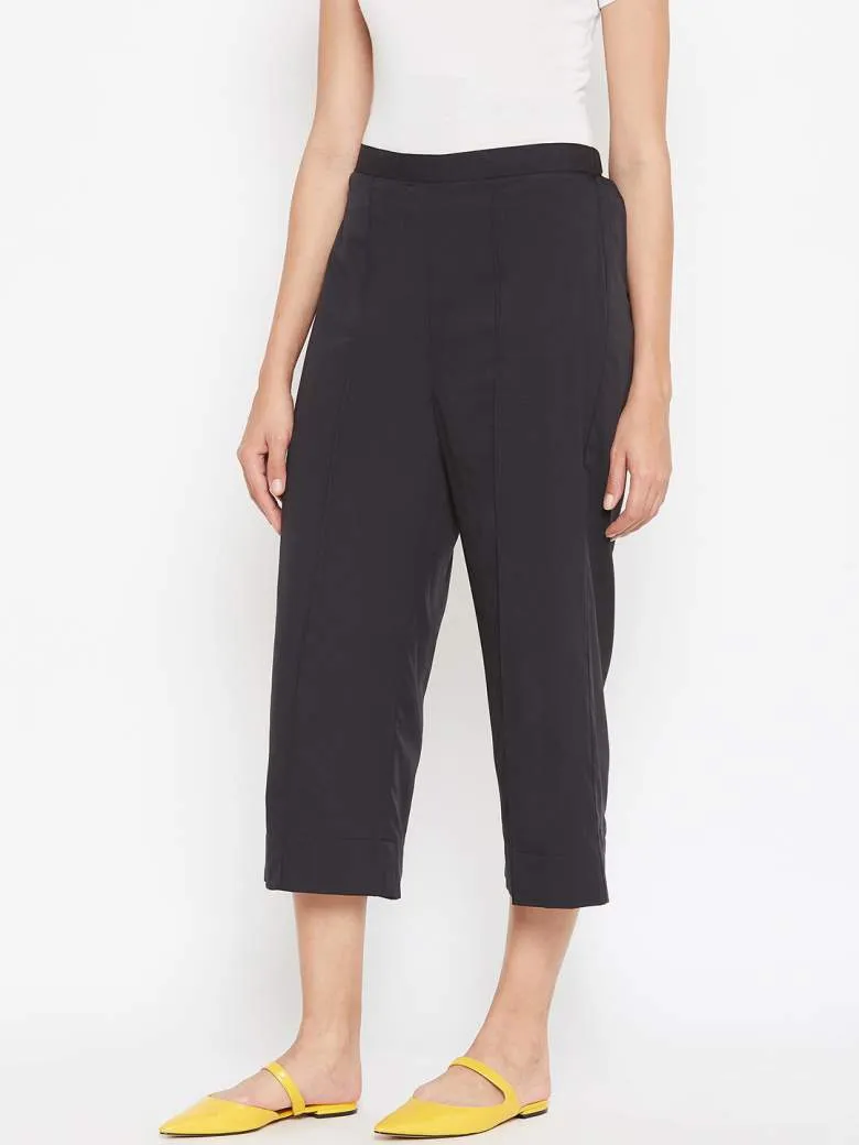 Women's Black Culottes