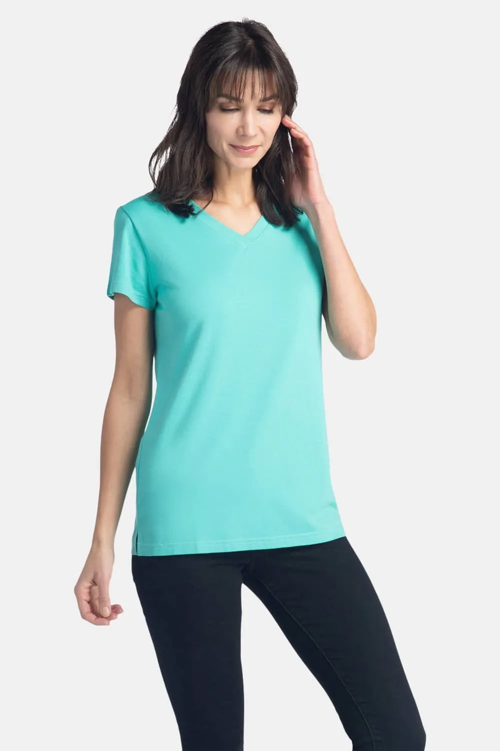 Women's Classic Fit EcoFabric™ V-Neck Tee