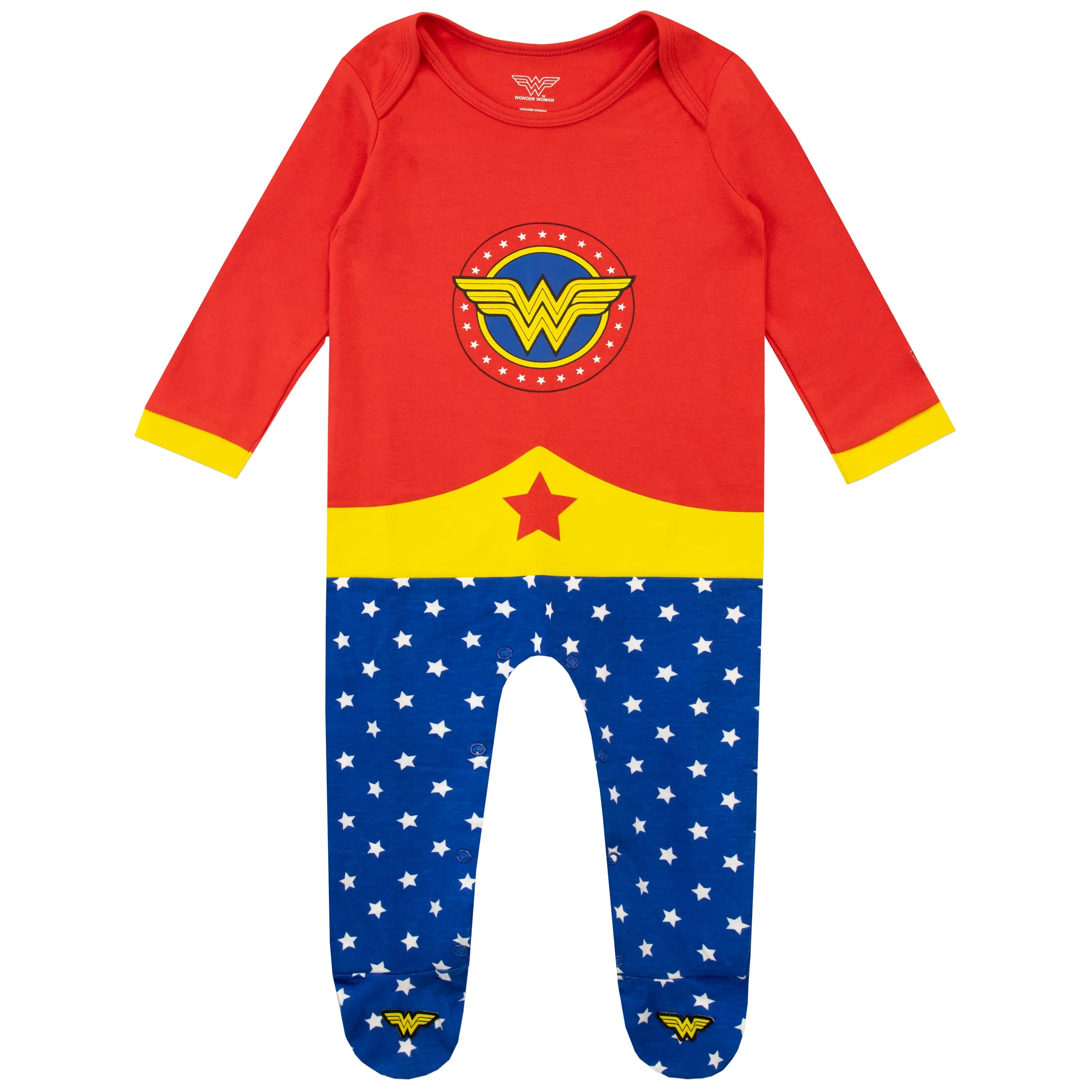 Wonder Woman Baby Sleepsuit and Headband Set