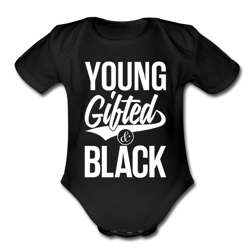 Young Gifted & Black Organic Short Sleeve Baby Bodysuit