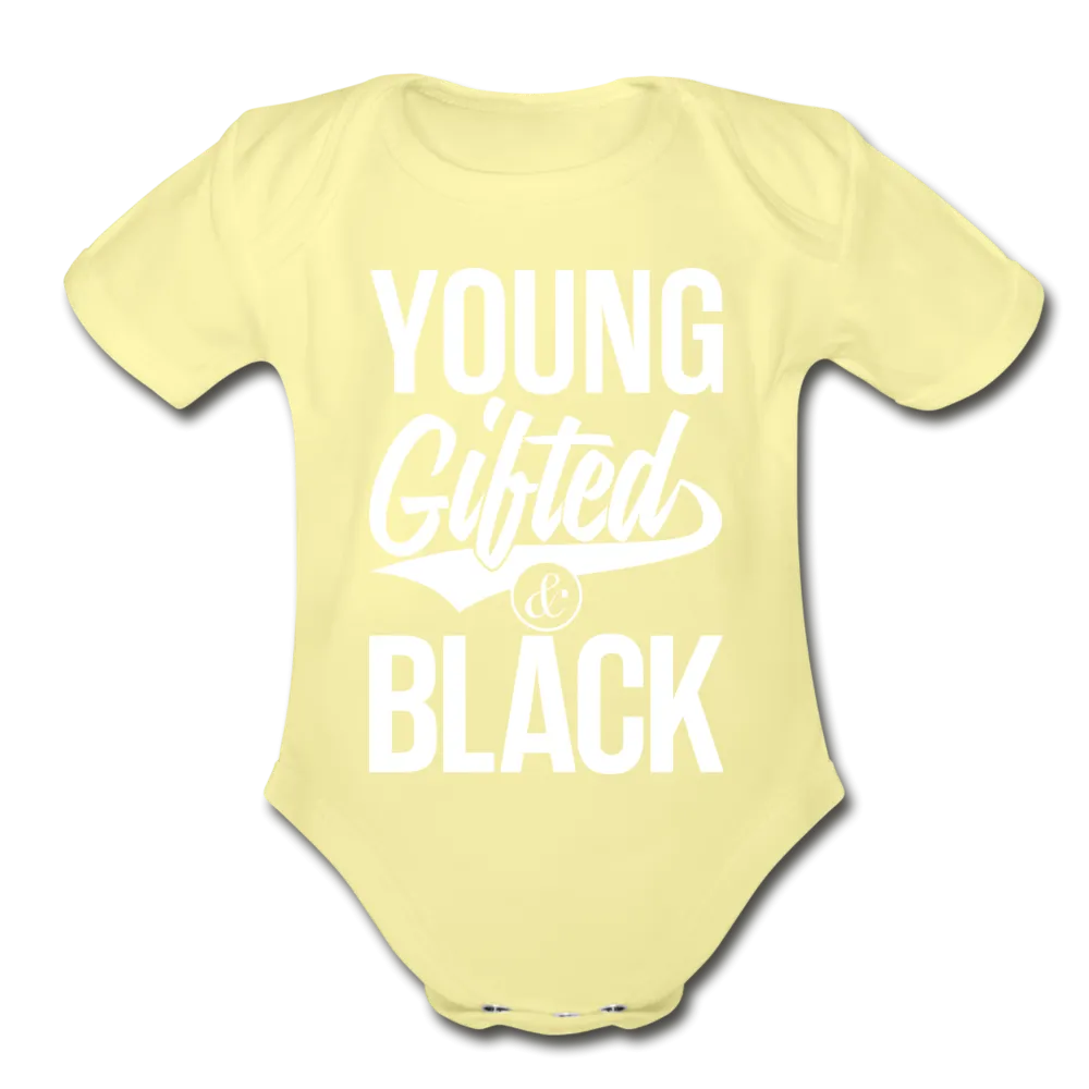 Young Gifted & Black Organic Short Sleeve Baby Bodysuit