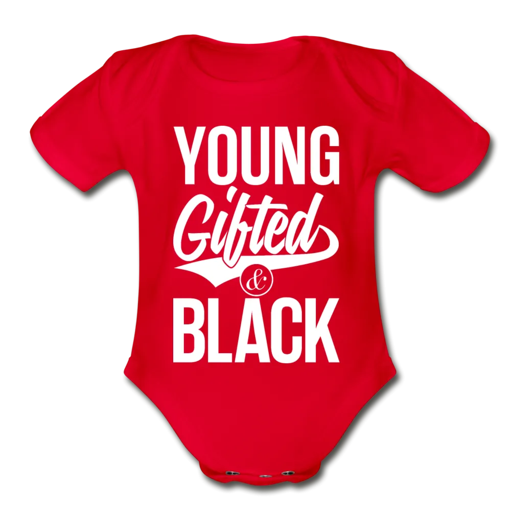 Young Gifted & Black Organic Short Sleeve Baby Bodysuit