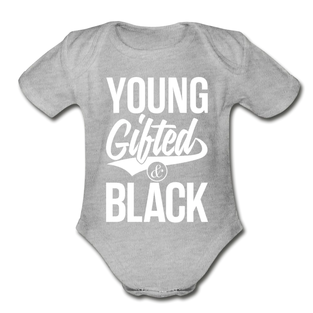 Young Gifted & Black Organic Short Sleeve Baby Bodysuit