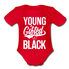 Young Gifted & Black Organic Short Sleeve Baby Bodysuit