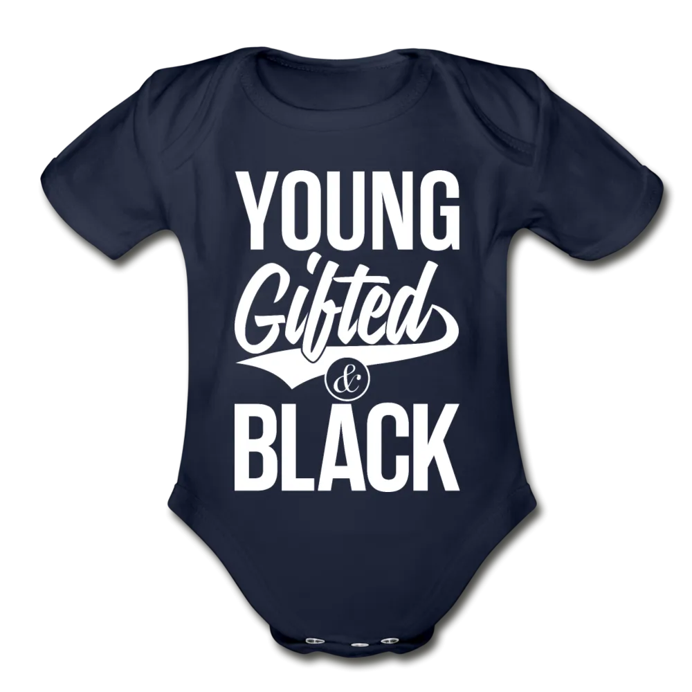 Young Gifted & Black Organic Short Sleeve Baby Bodysuit