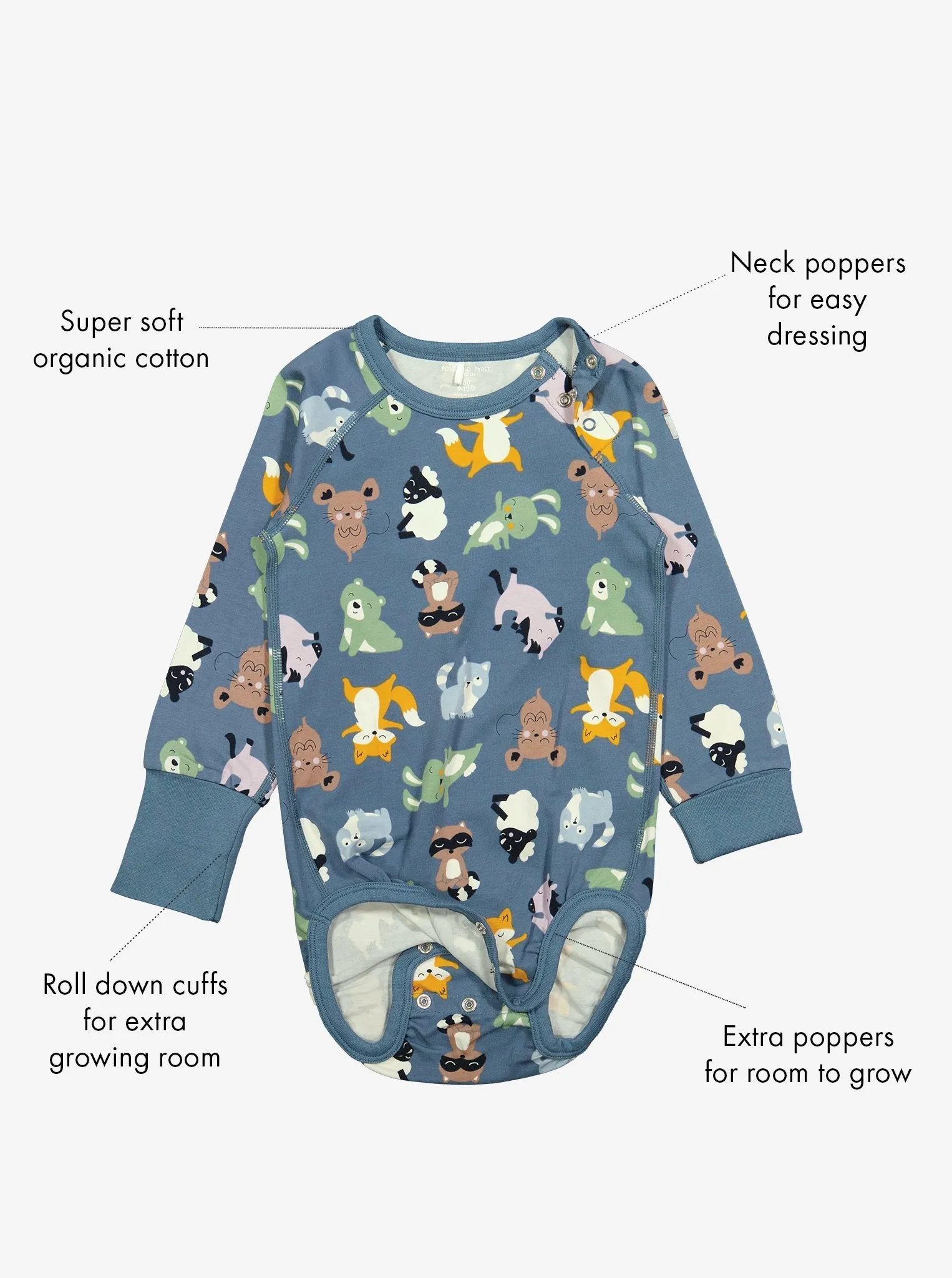 Zen Friends Print Babygrow